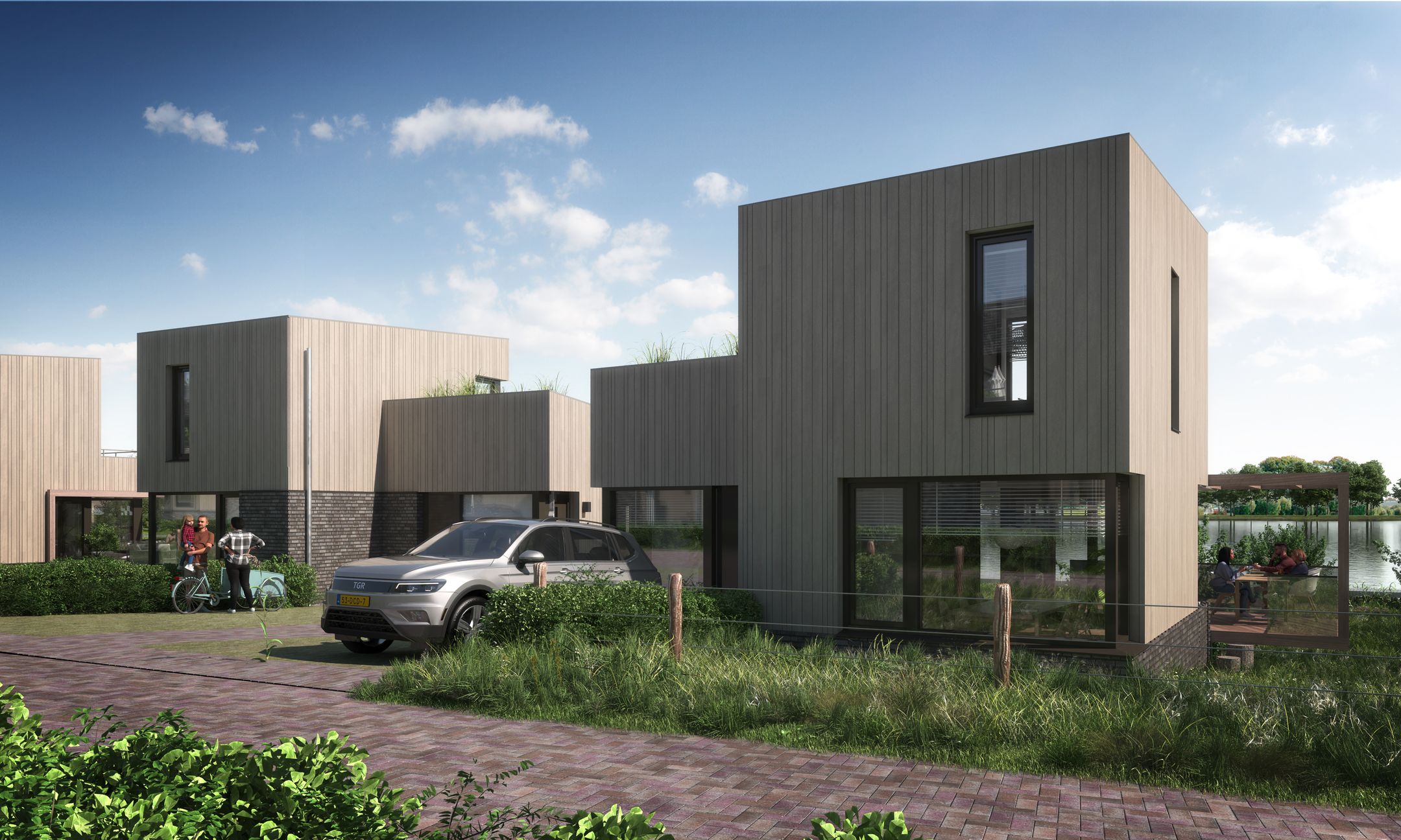 Het Zandse Hoogland | Oevervilla (Bouwnr. 8)  false