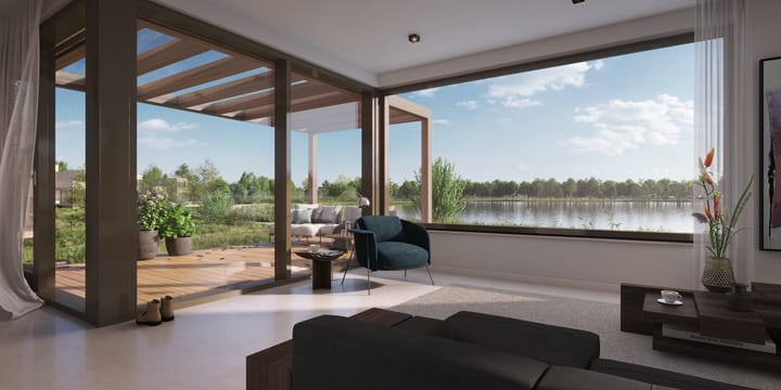 Foto 4 van Het Zandse Hoogland | Oevervilla (Bouwnr. 30)