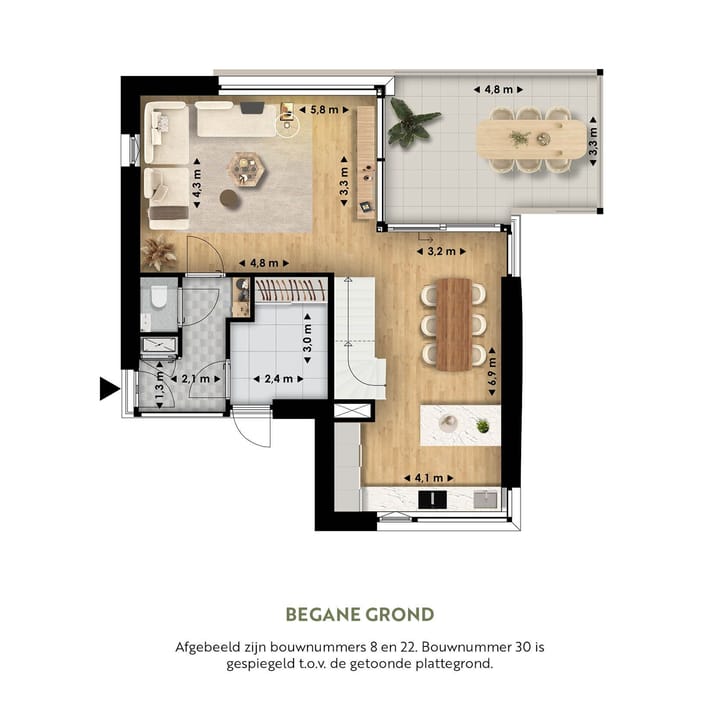 Foto 8 van Het Zandse Hoogland | Oevervilla (Bouwnr. 30)