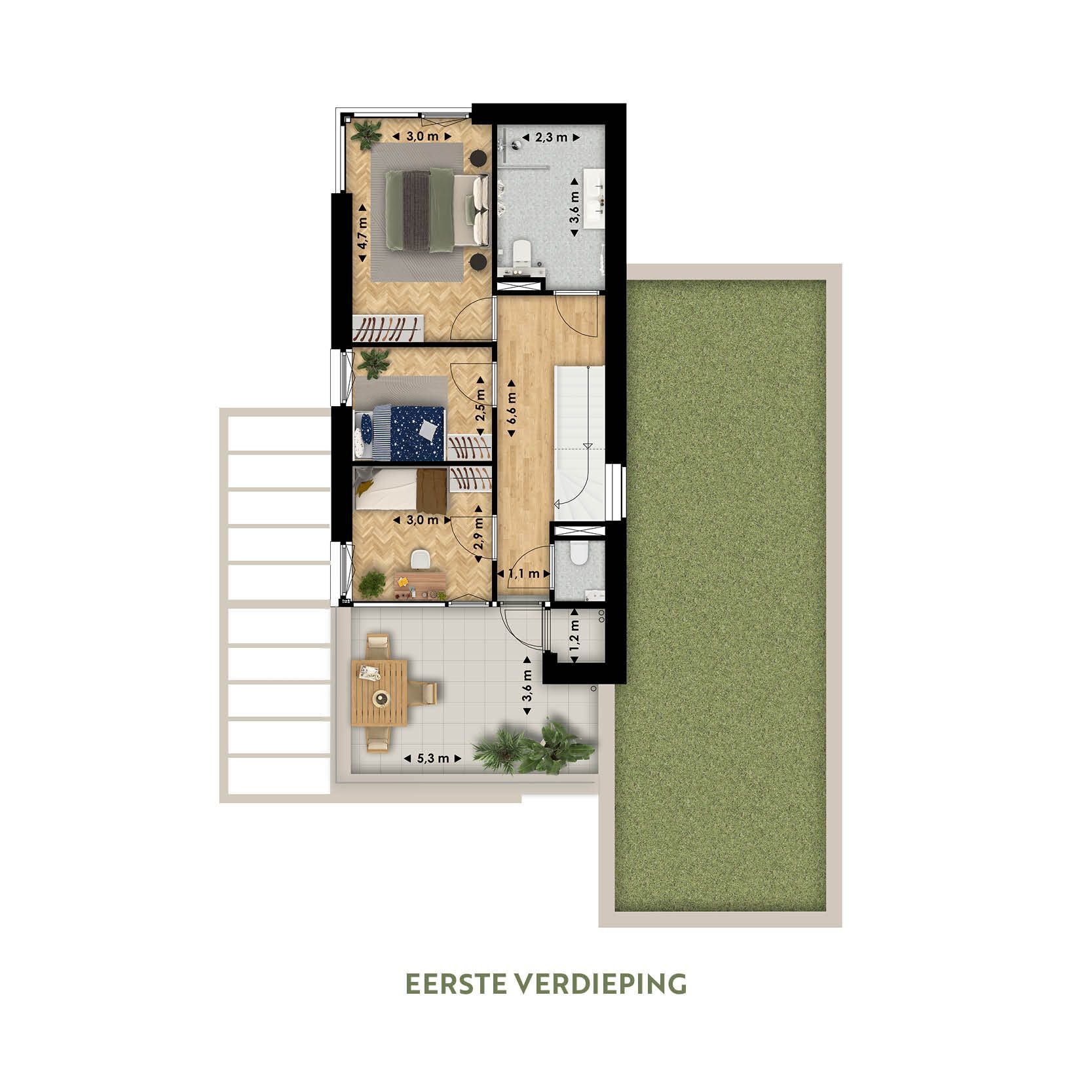 Foto 3 van Het Zandse Hoogland | Parkvilla | Vallei (Bouwnr. 35)