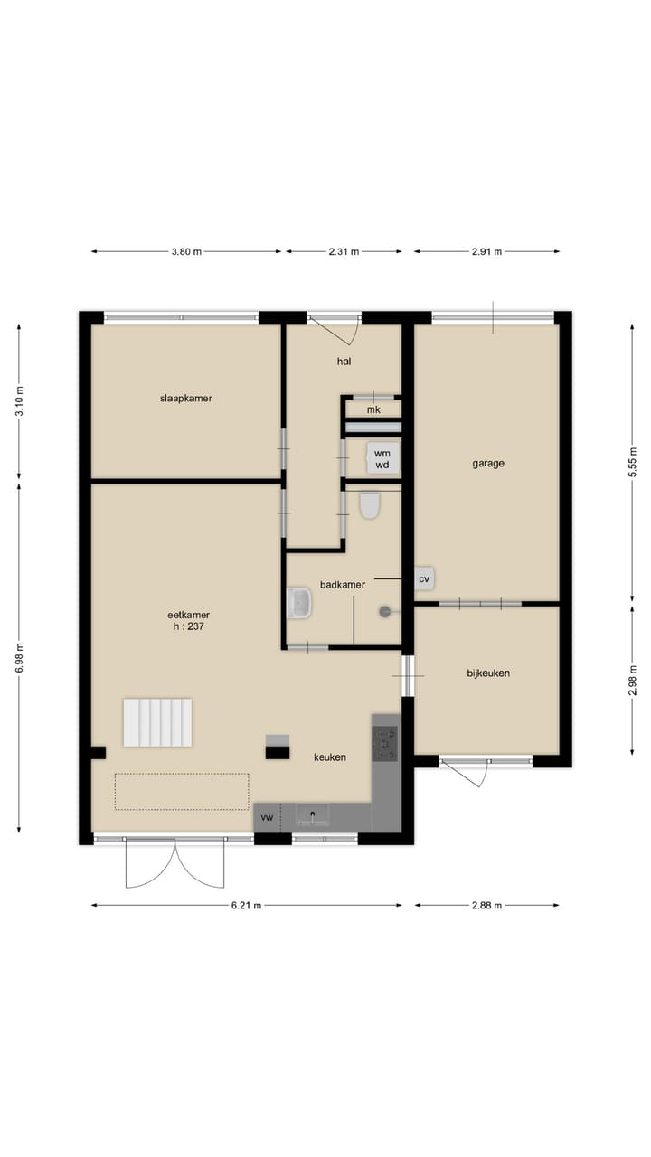 Foto 35 van Koning Willem III straat 5