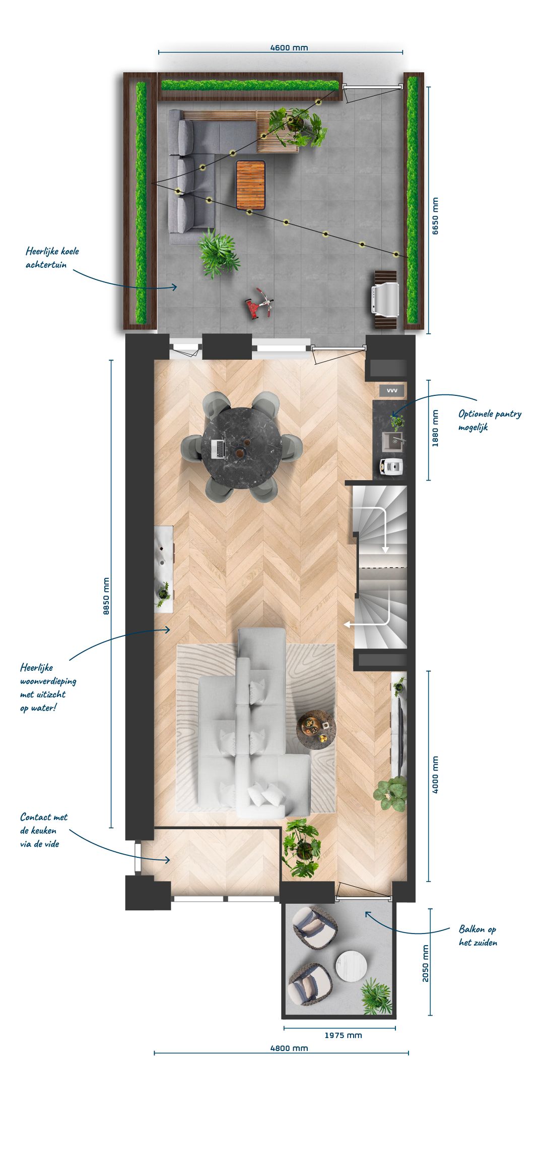 Foto 7 van Kroon op Indië (blok 14B) Havenvilla's (Bouwnr. 14B.01)