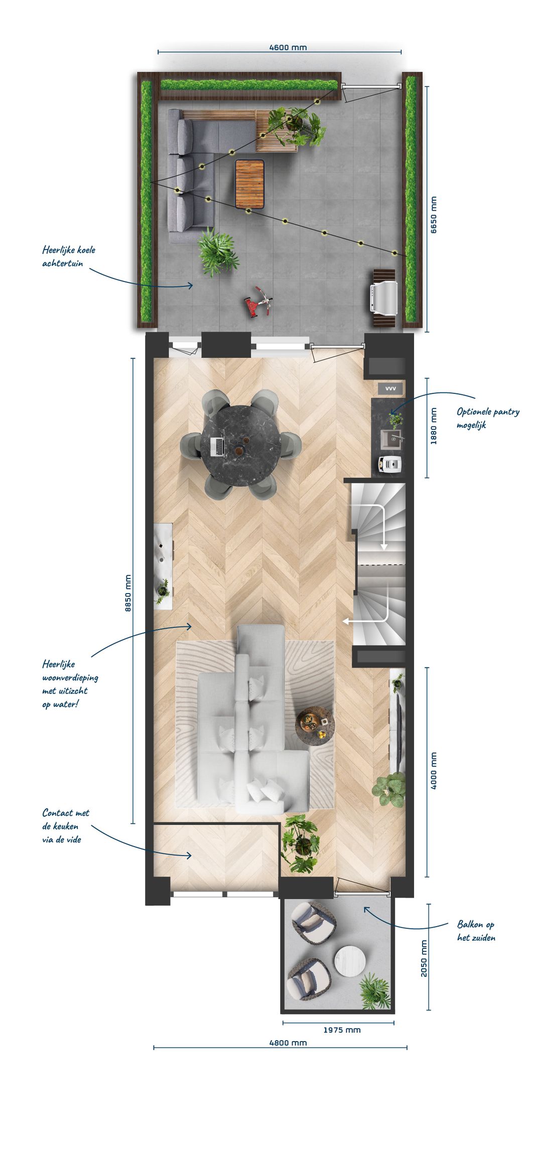Foto 7 van Kroon op Indië (blok 14B) Havenvilla's (Bouwnr. 14B.03)