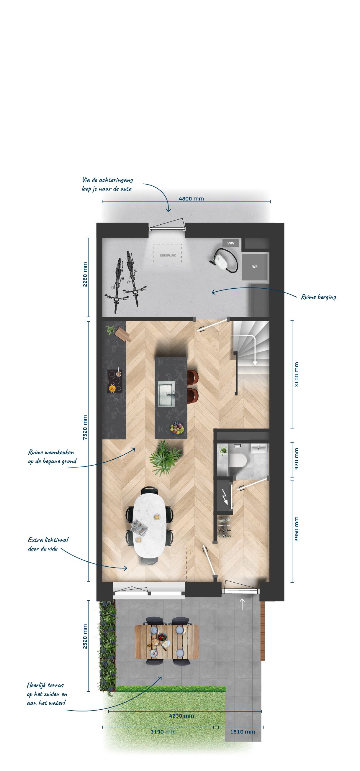 Foto 6 van Kroon op Indië (blok 14B) Havenvilla's (Bouwnr. 14B.05)