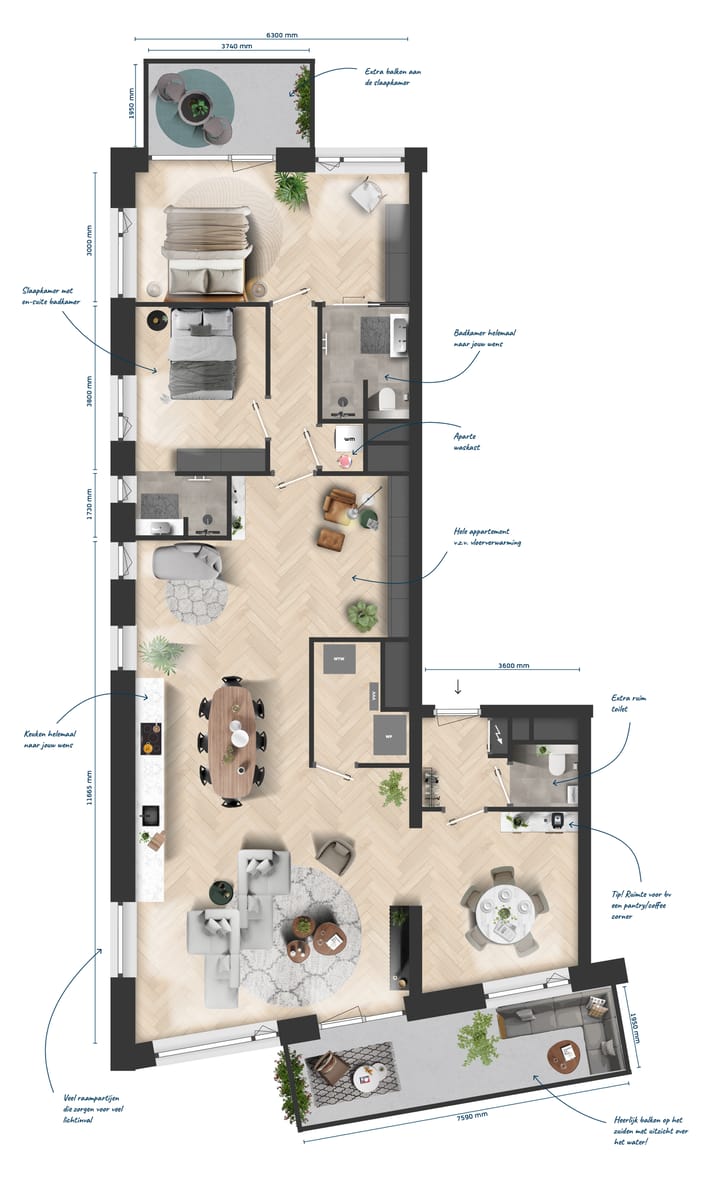 Foto 10 van Kroon op Indië (blok 14B) (Bouwnr. 08 type G)