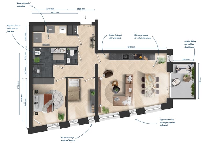 Foto 10 van Kroon op Indië (blok 14B) (Bouwnr. 14 type H)