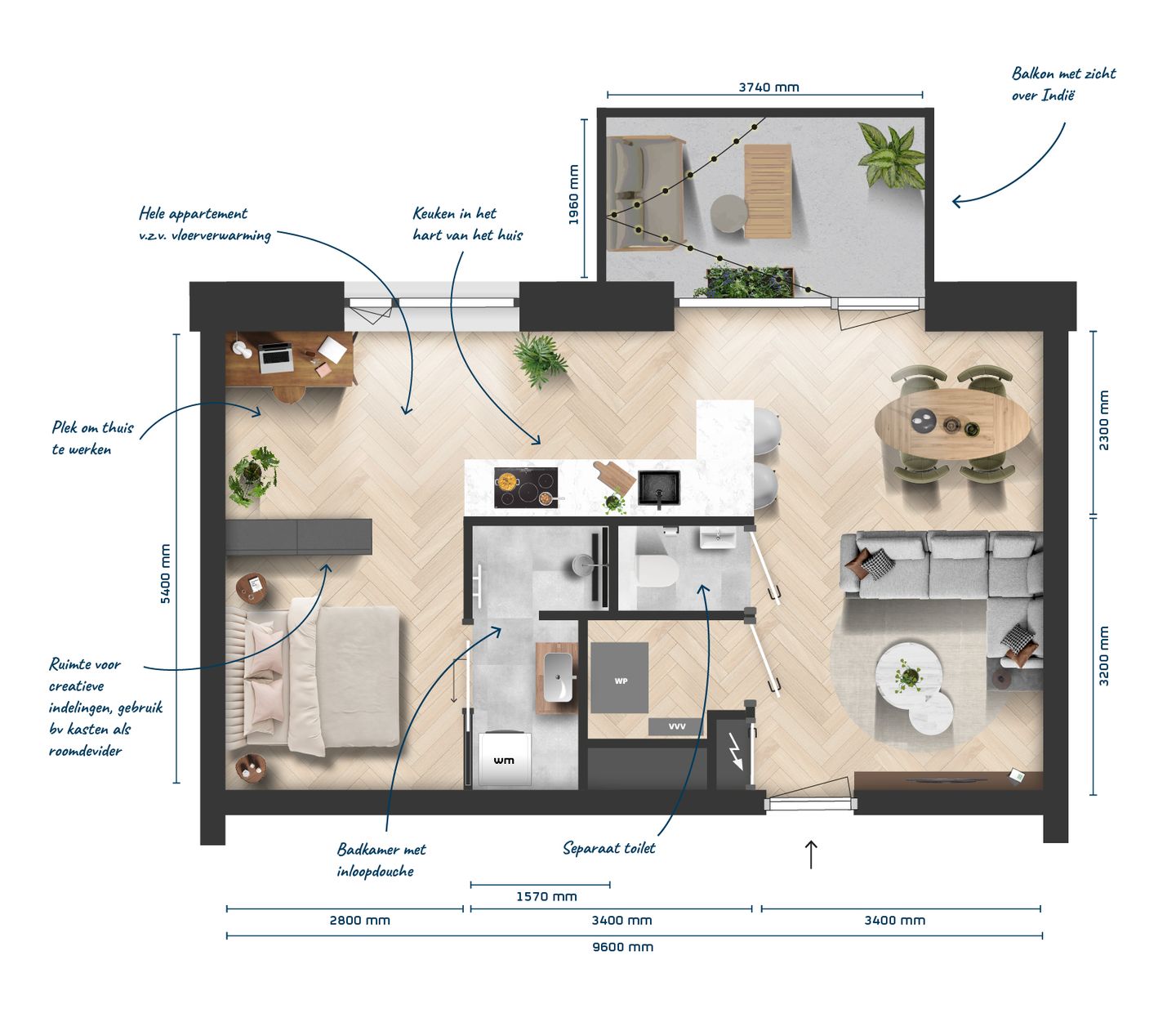 Foto 10 van Kroon op Indië (blok 14B) (Bouwnr. 31 type D)