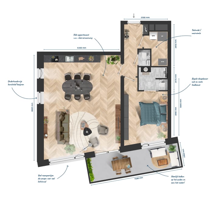 Foto 10 van Kroon op Indië (blok 14B) (Bouwnr. 23 type J)