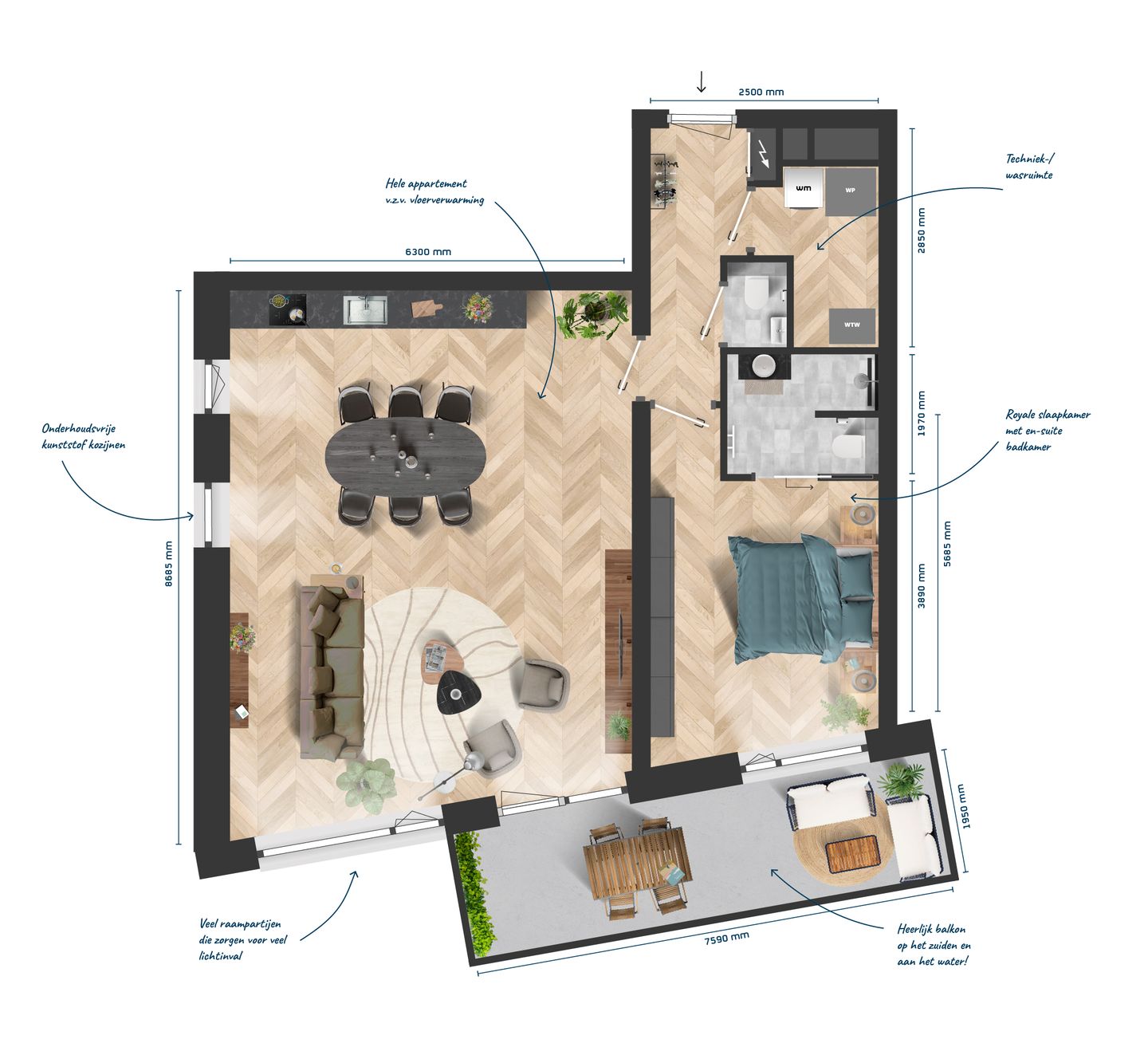 Foto 10 van Kroon op Indië (blok 14B) (Bouwnr. 28 type J)