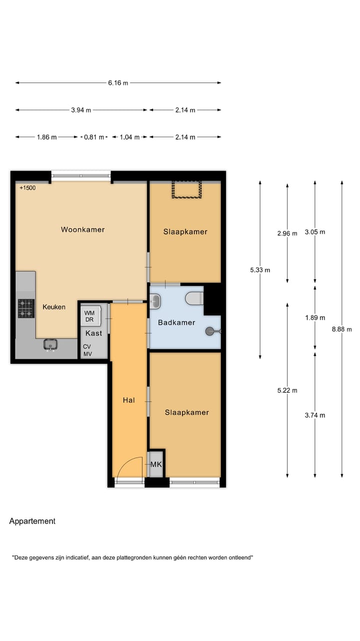 Foto 28 van Grootscheepmakersstraat 1-A22