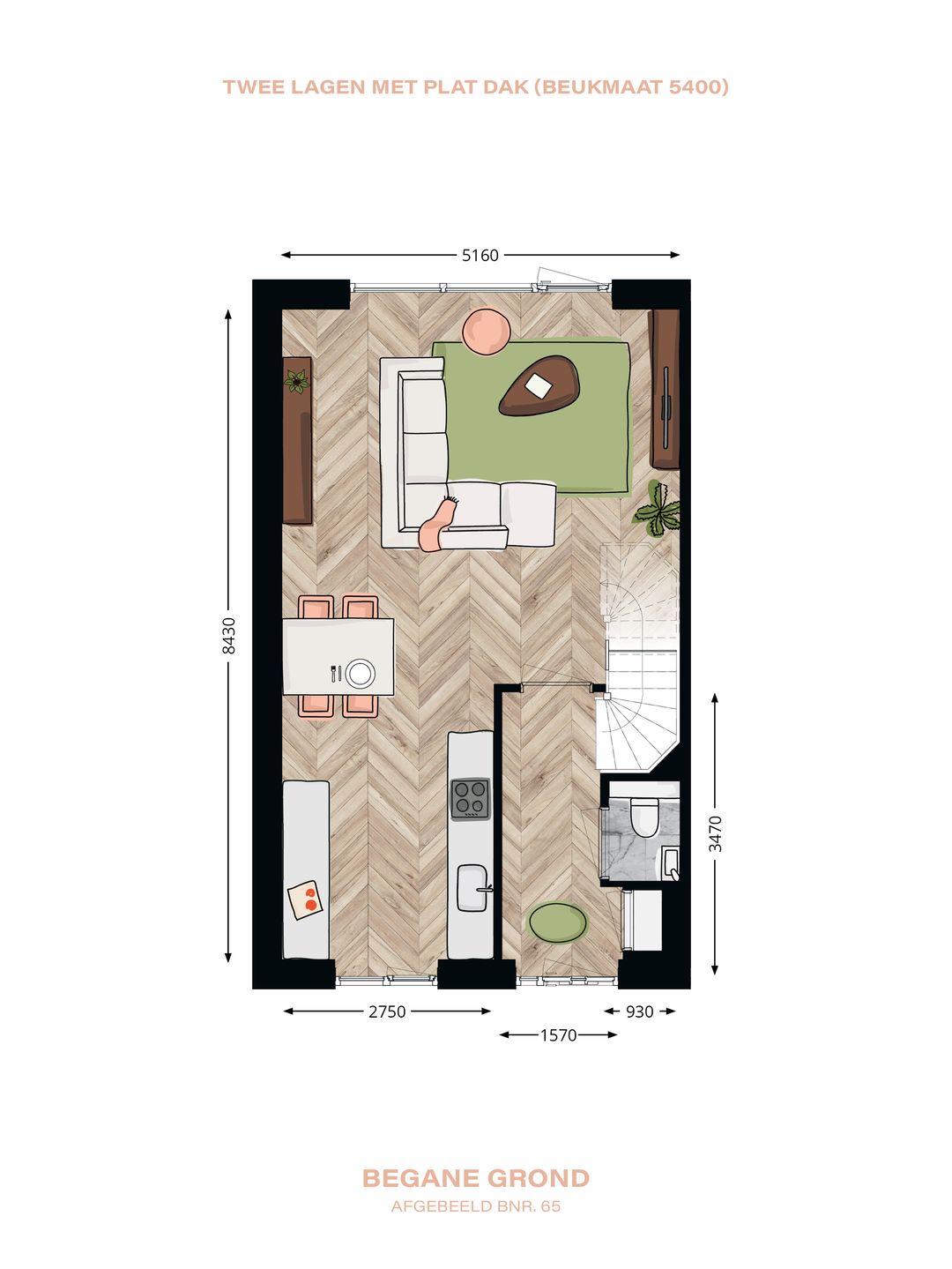 Foto 2 van Hoekwoning (Bouwnr. 65)
