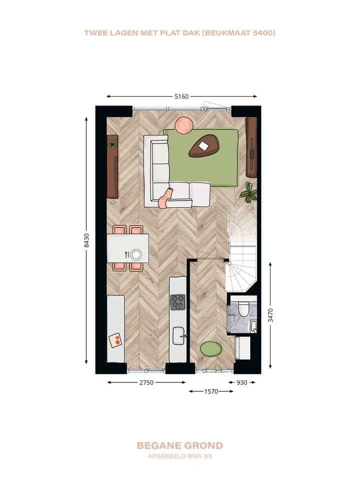Foto 2 van Hoekwoning (Bouwnr. 65)