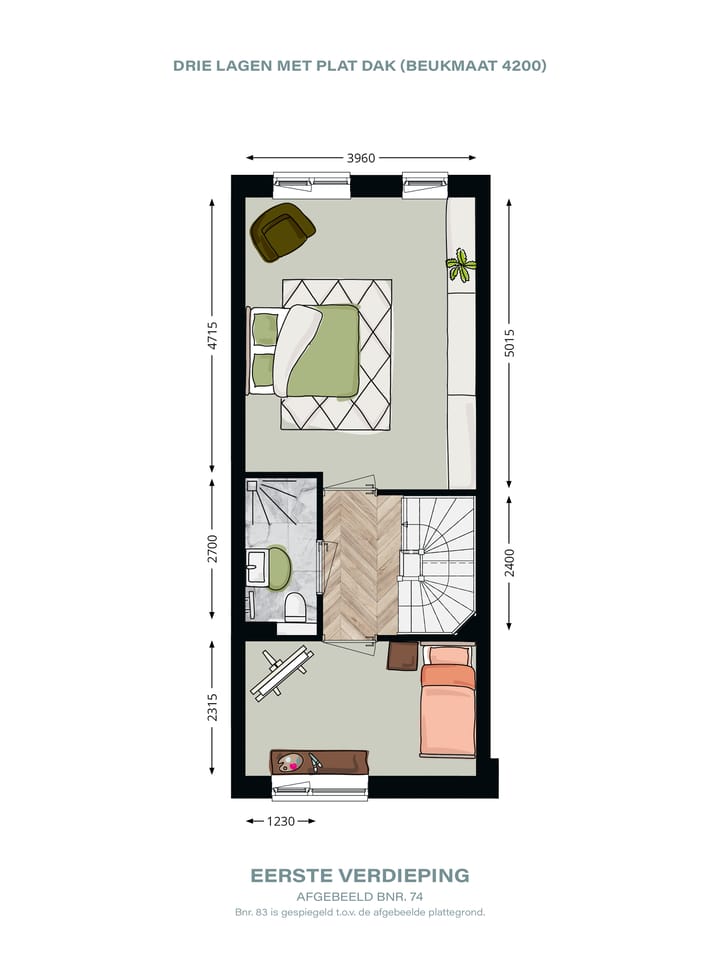 Foto 5 van Tussenwoning (Bouwnr. 83)