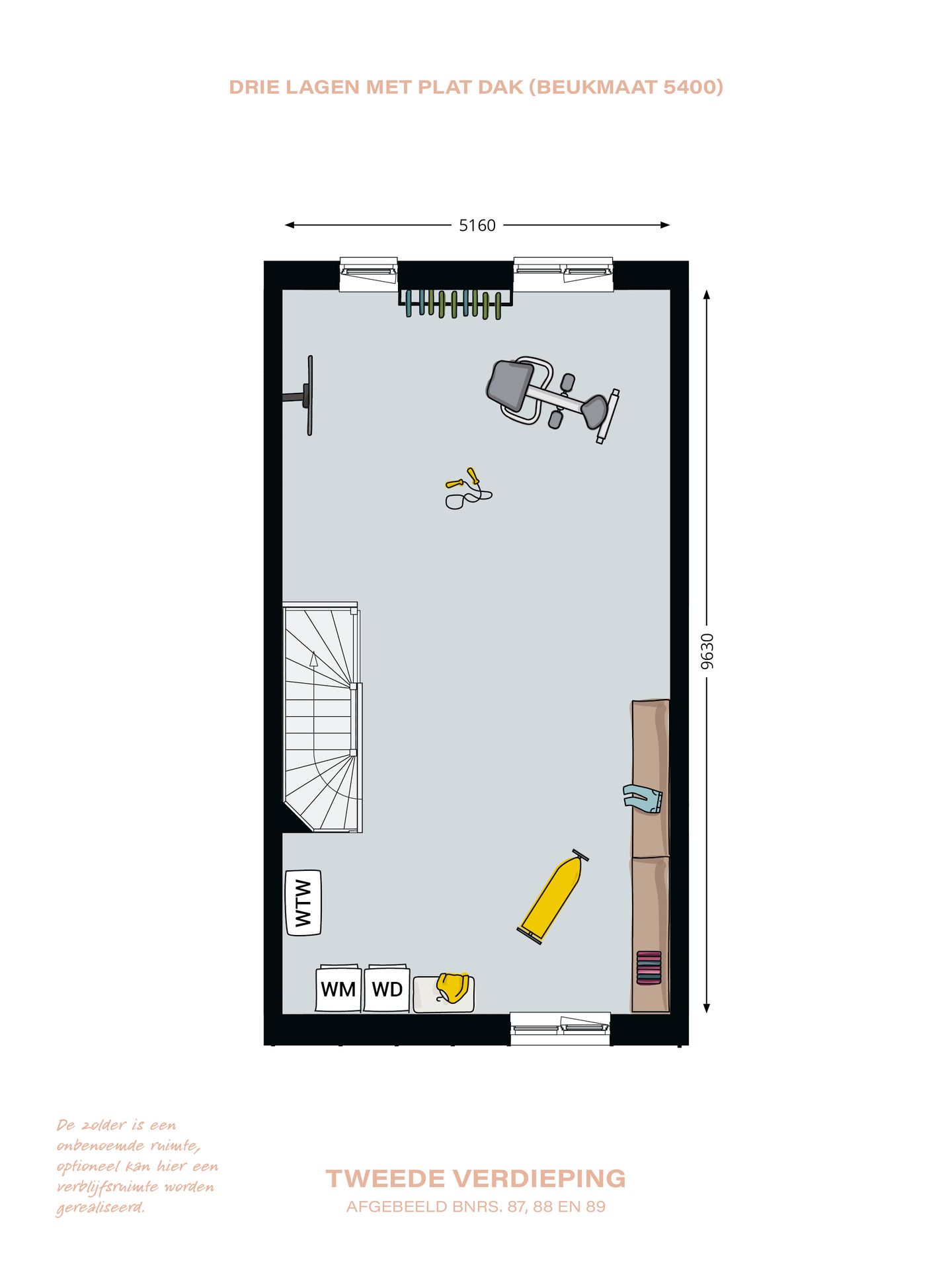 Foto 4 van Tussenwoning (Bouwnr. 89)