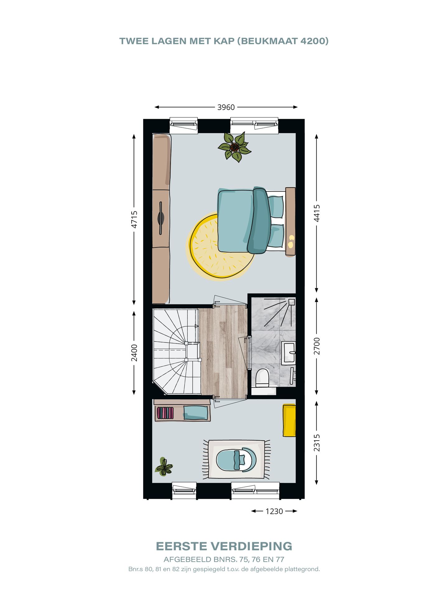 Photo 5 of Tussenwoning (Bouwnr. 80)