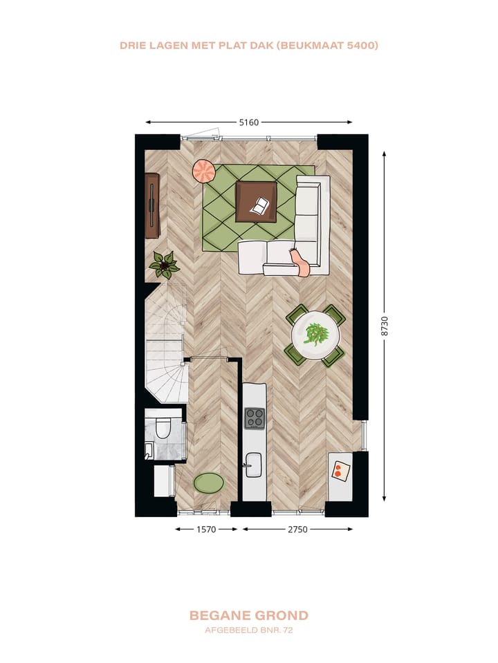 Foto 4 van Hoekwoning (Bouwnr. 72)