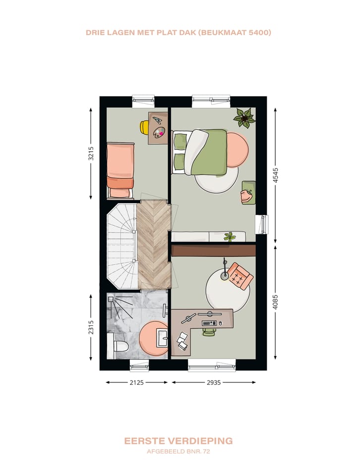 Foto 5 van Hoekwoning (Bouwnr. 72)