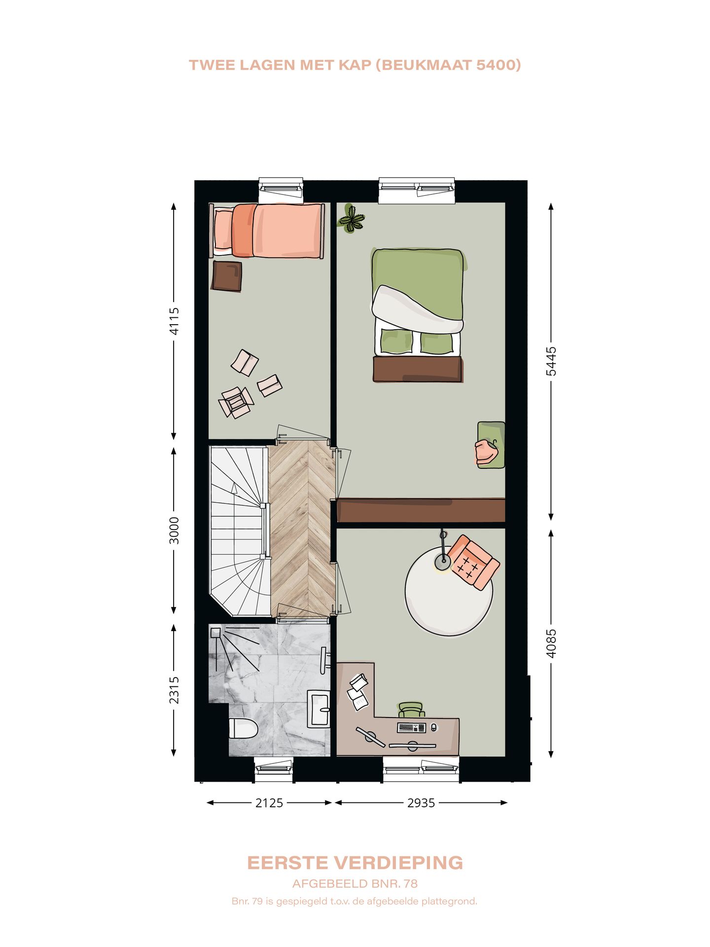 Foto 4 van Hoekwoning (Bouwnr. 78)
