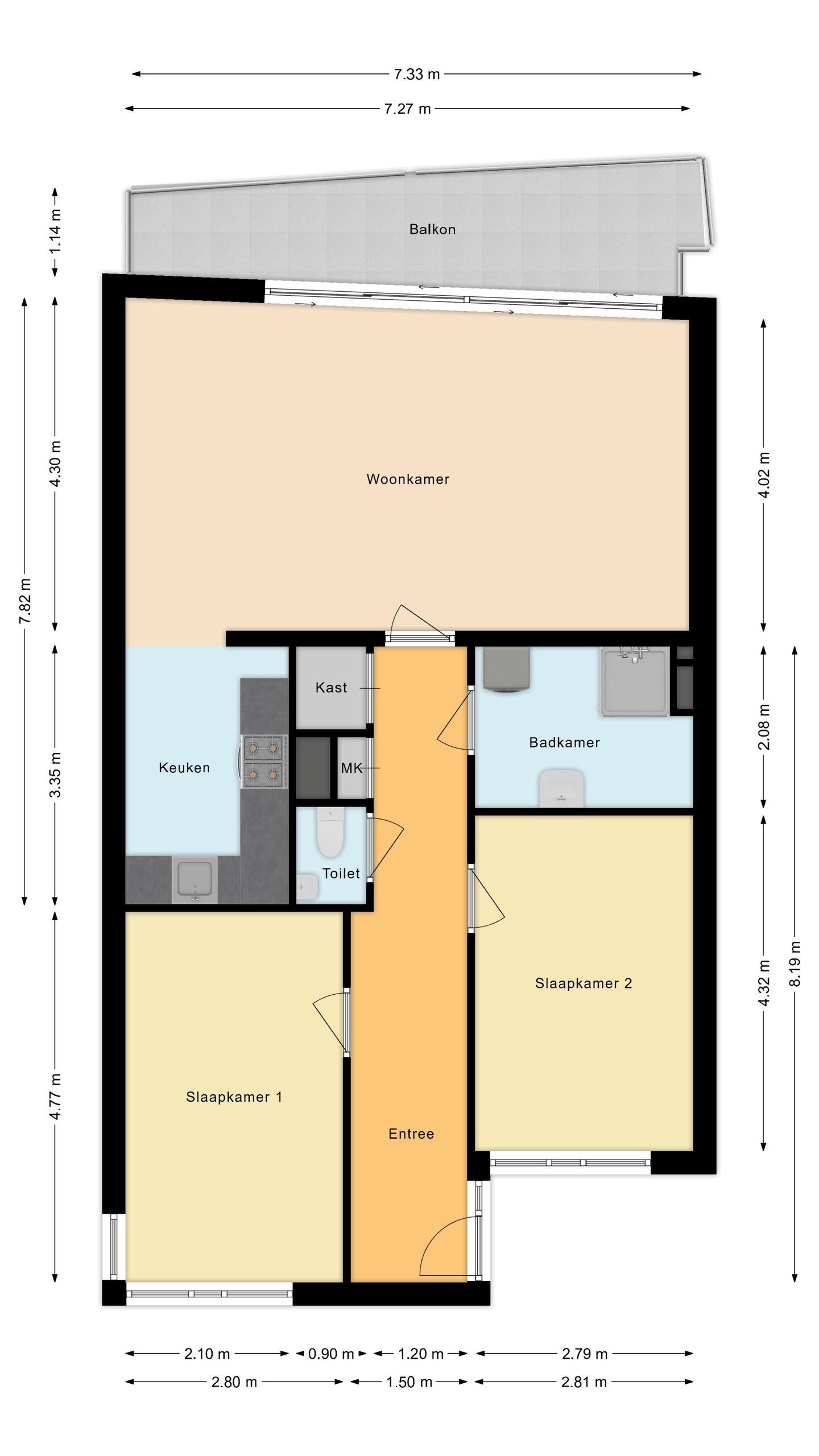 Foto 35 van Driekoningendwarsstraat 1-16