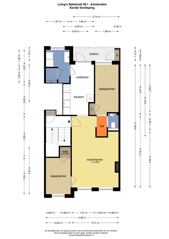 Foto 27 van Laing's Nekstraat 50-1