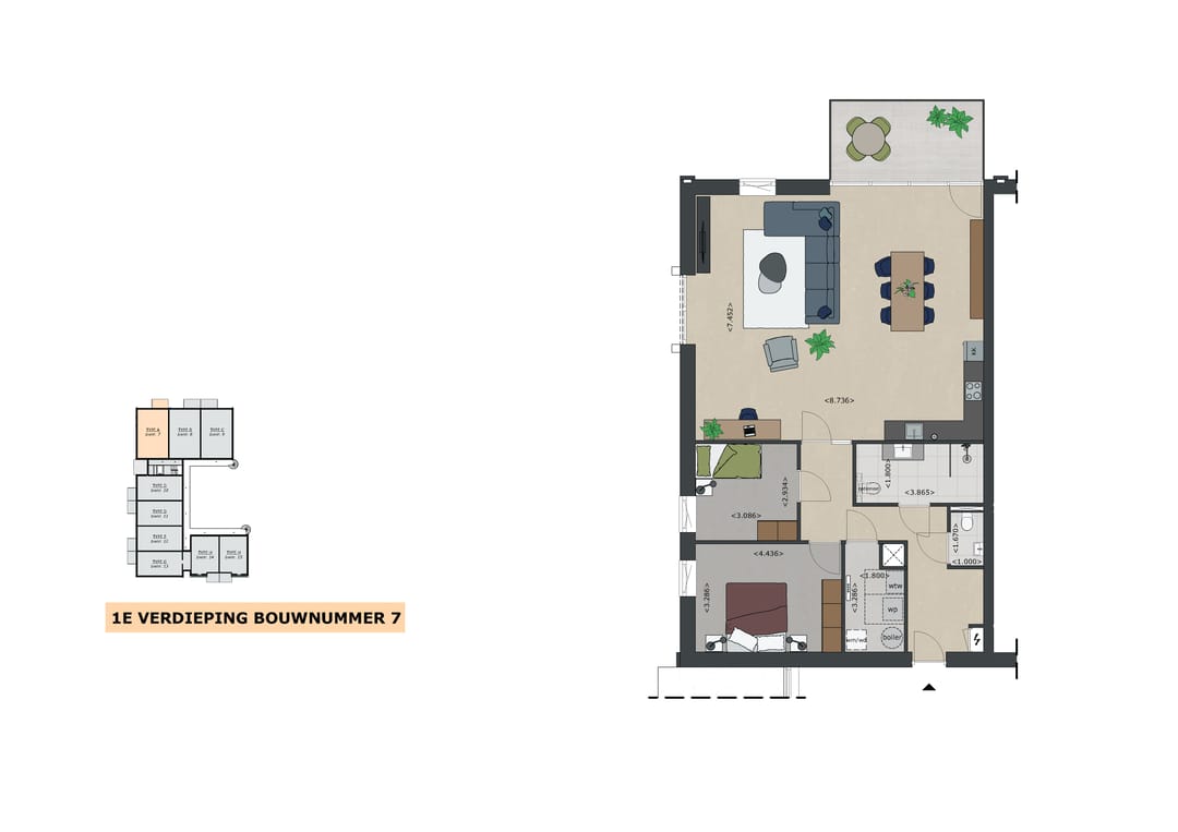 Foto 7 van Bouwnummer (Bouwnr. 8)