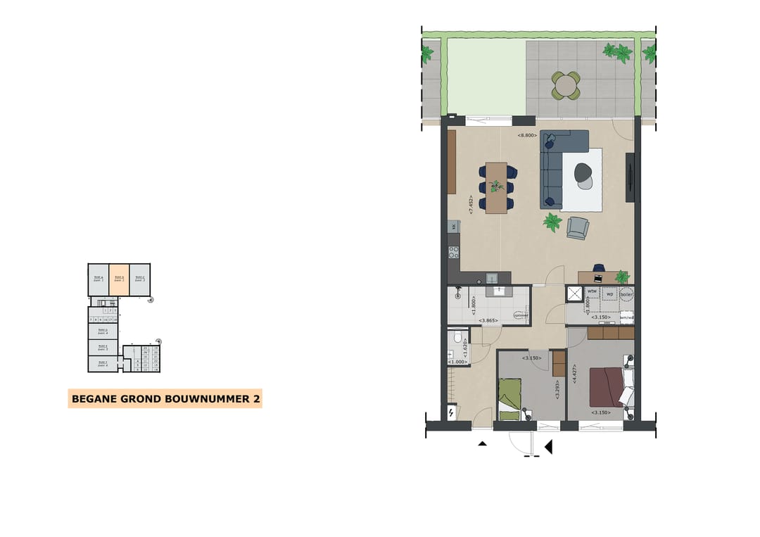 Foto 8 van Bouwnummer (Bouwnr. 3)