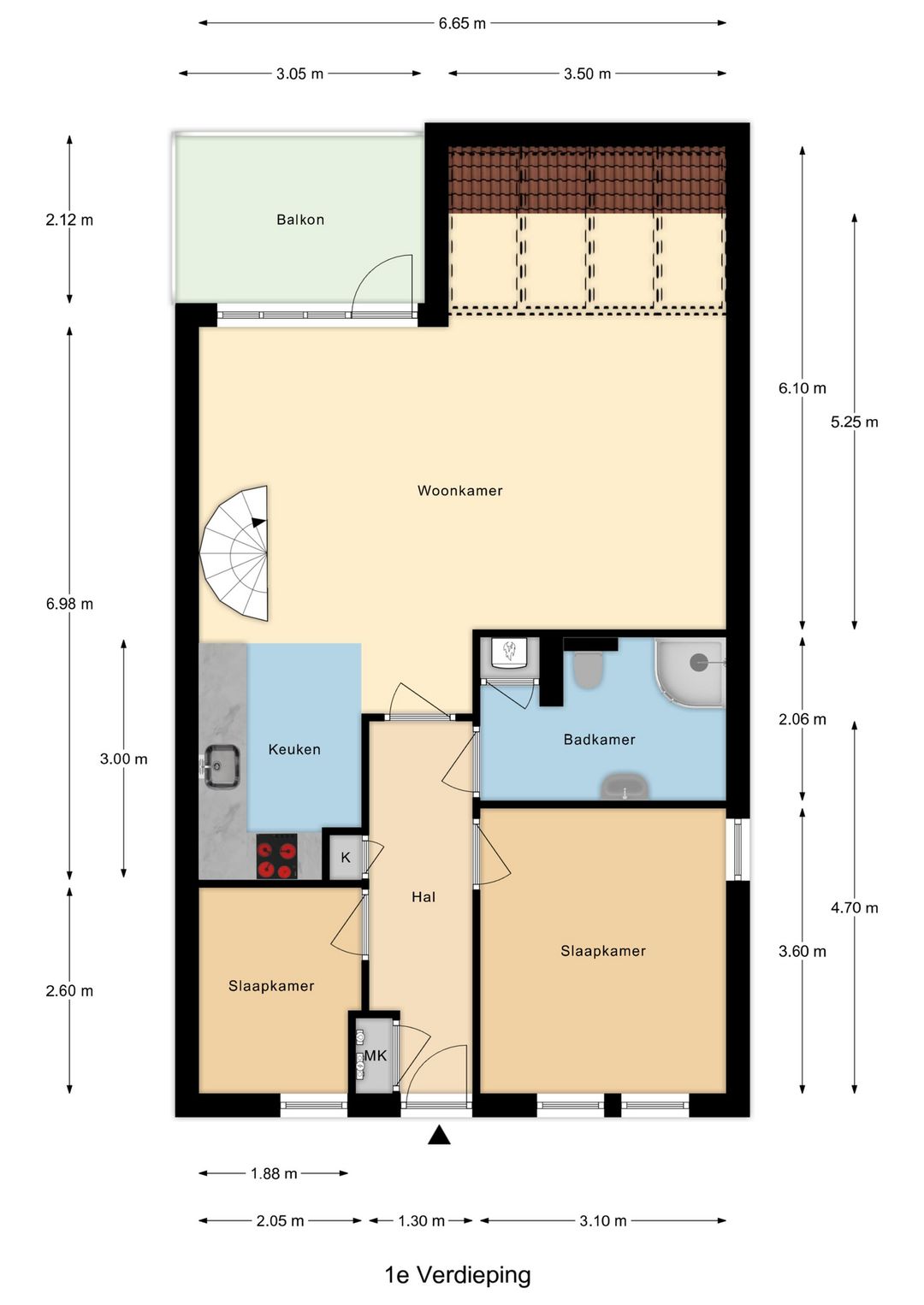 Foto 32 van Hoogvlietlaan 14-A