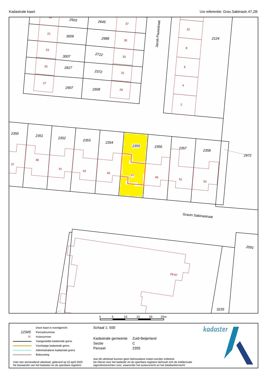 Foto 47 van Gravin Sabinastraat 47