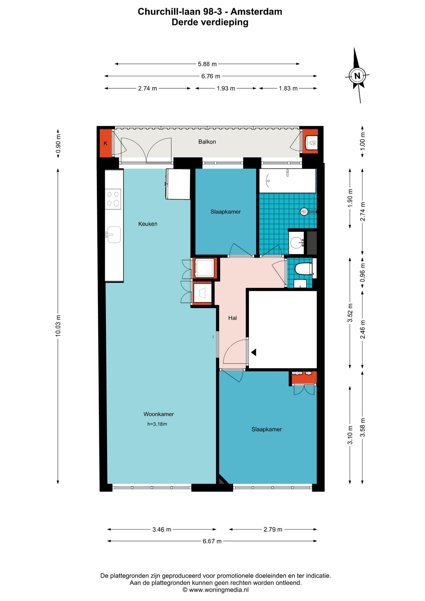 Foto 18 van Churchill-laan 98-3