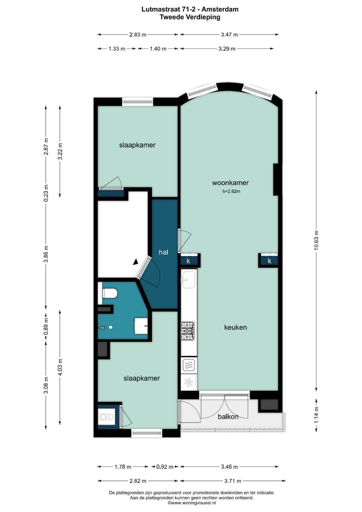 Foto 27 van Lutmastraat 71-2