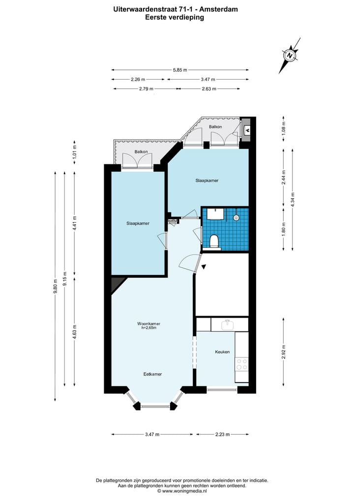 Foto 22 van Uiterwaardenstraat 71-1
