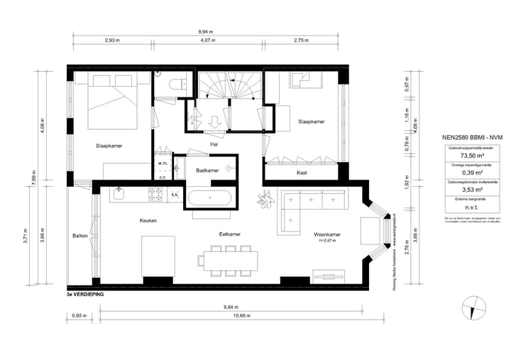 Foto 35 van Bestevâerstraat 10-3