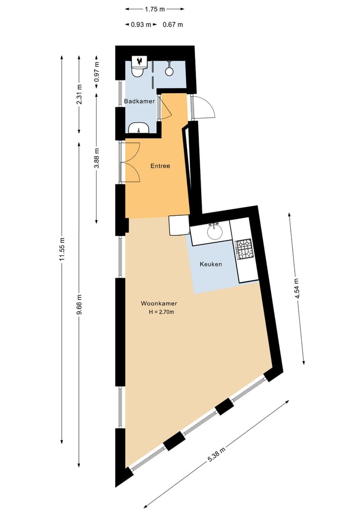 Foto 19 van Predikherenstraat 1-A