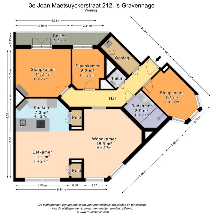 Foto 26 van 3e Joan Maetsuyckerstraat 212