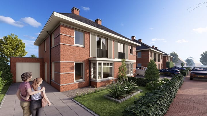 Foto van Twee-onder-een-kap woning 2-onder-1-kapwoning