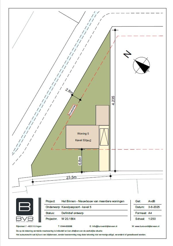 Bouwkavel (Bouwnr. 5)