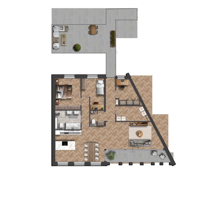 Foto 2 van Blok 1, type A (Bouwnr. 3)