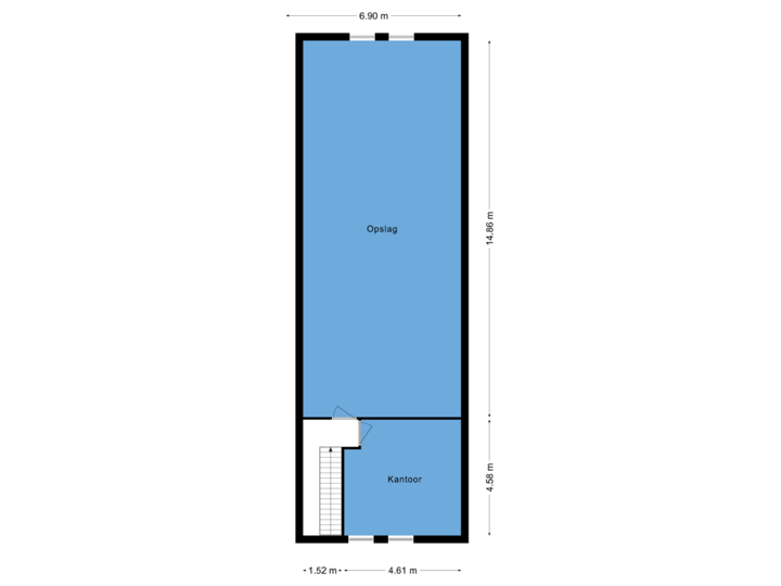 Zolder bedrijfsruimte