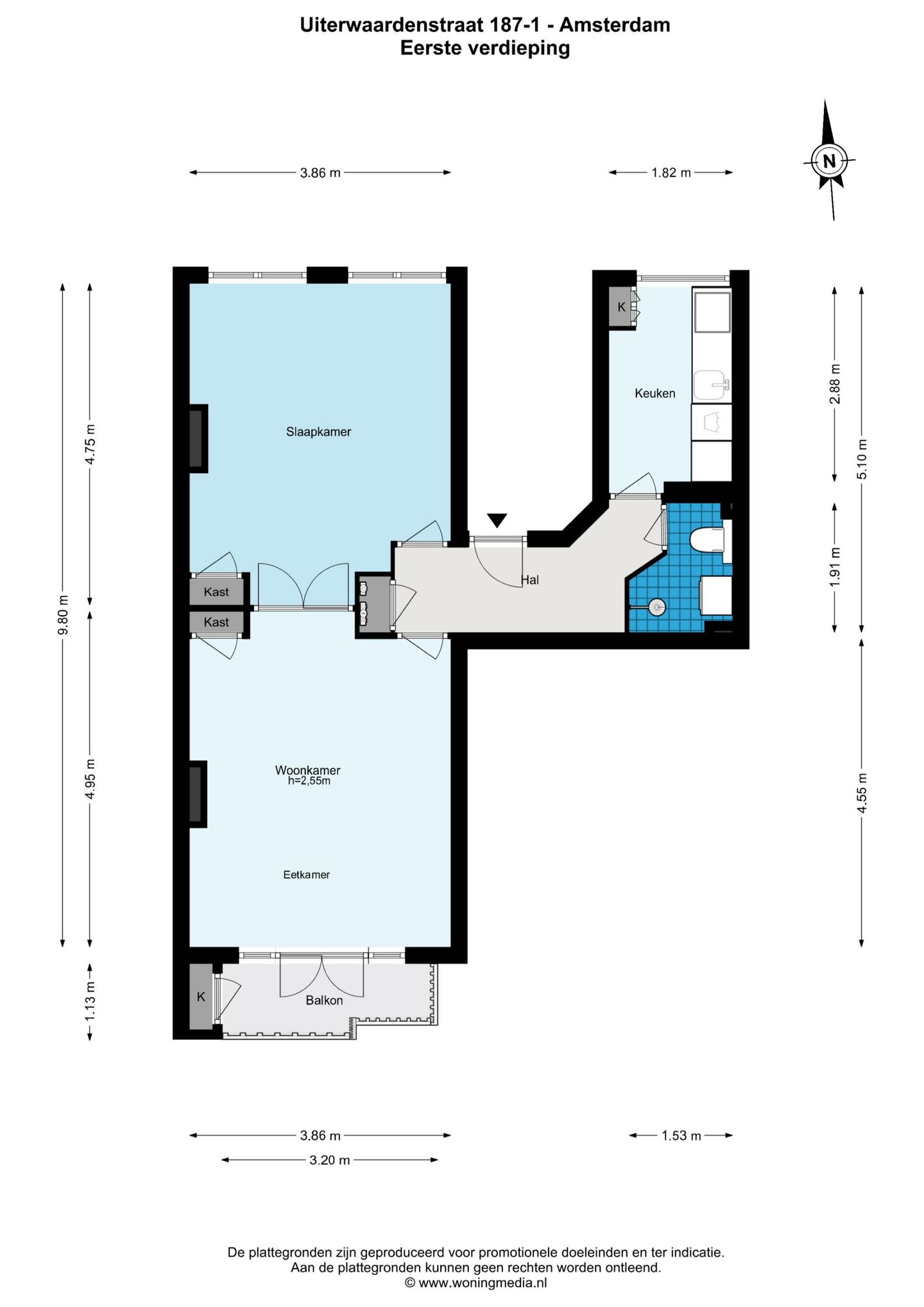Foto 25 van Uiterwaardenstraat 187-1