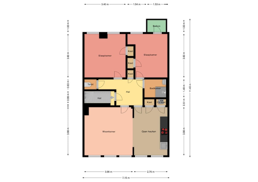 Foto 22 van Posthuisstraat 7-H