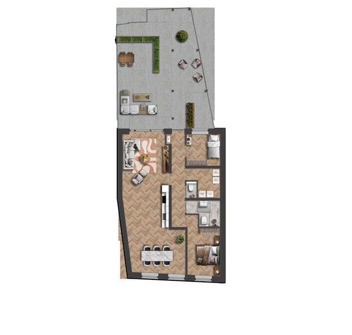 Foto 7 van Blok 2, type A (Bouwnr. 6)