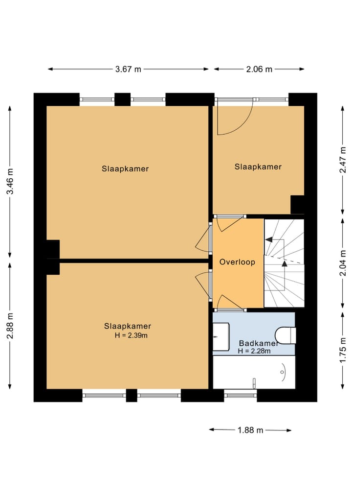 Foto 27 van Burgemeester Bloemartsstraat 24