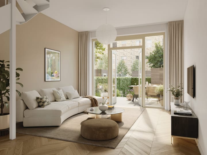 Foto 2 van Vierlaags herenhuis (Bouwnr. 8)