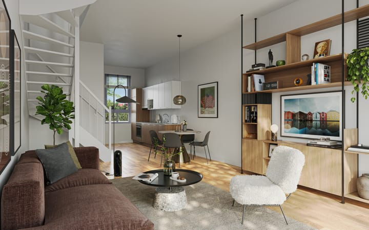 Foto 2 van Vierlaags herenhuis (Bouwnr. 10)