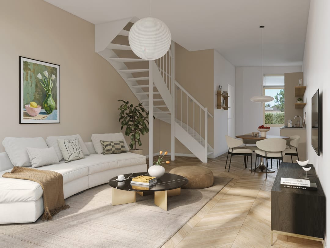 Foto 2 van Vierlaags herenhuis (Bouwnr. 7)