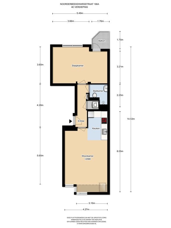 Foto 16 van Noorderbeekdwarsstraat 186-A