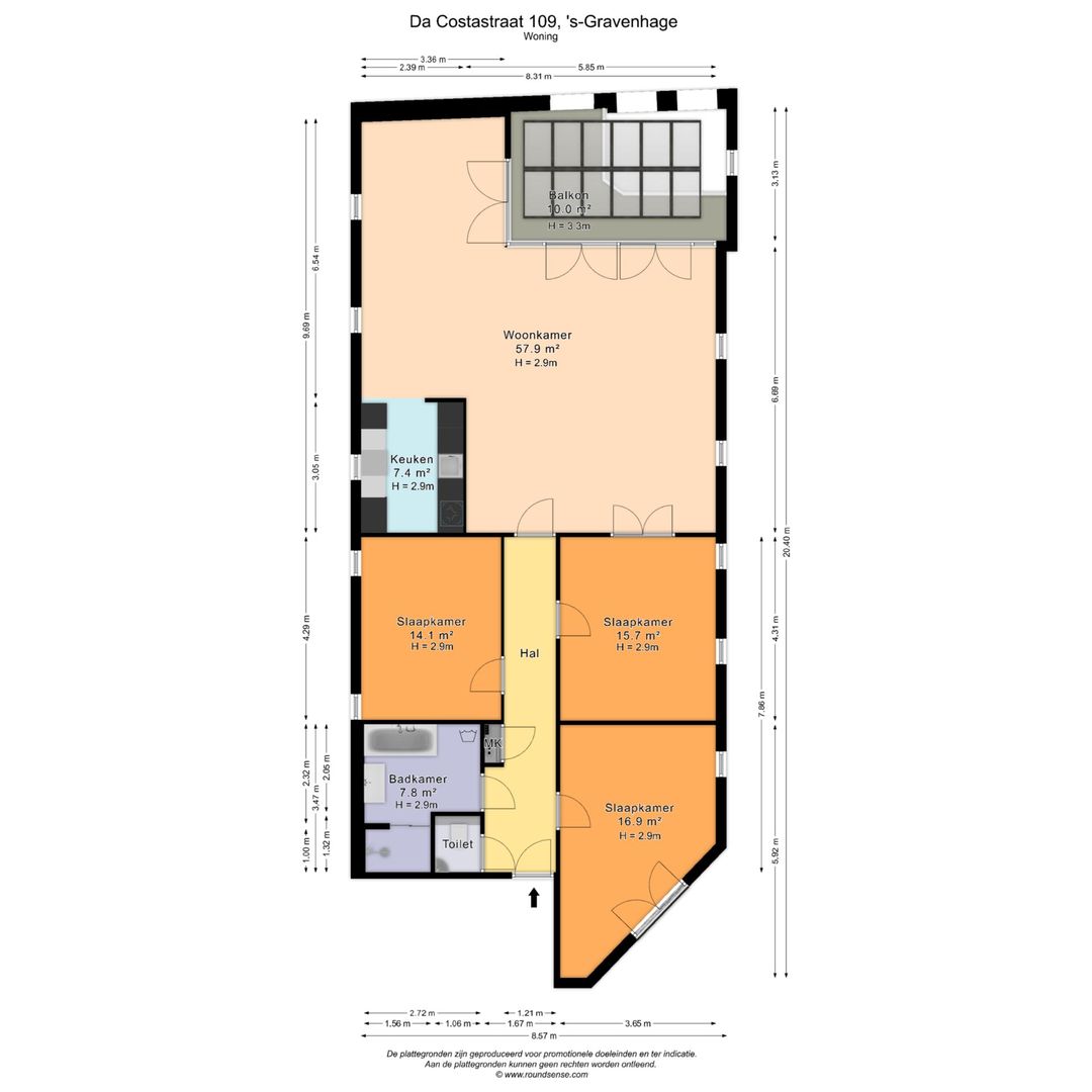 Foto 17 van Da Costastraat 109