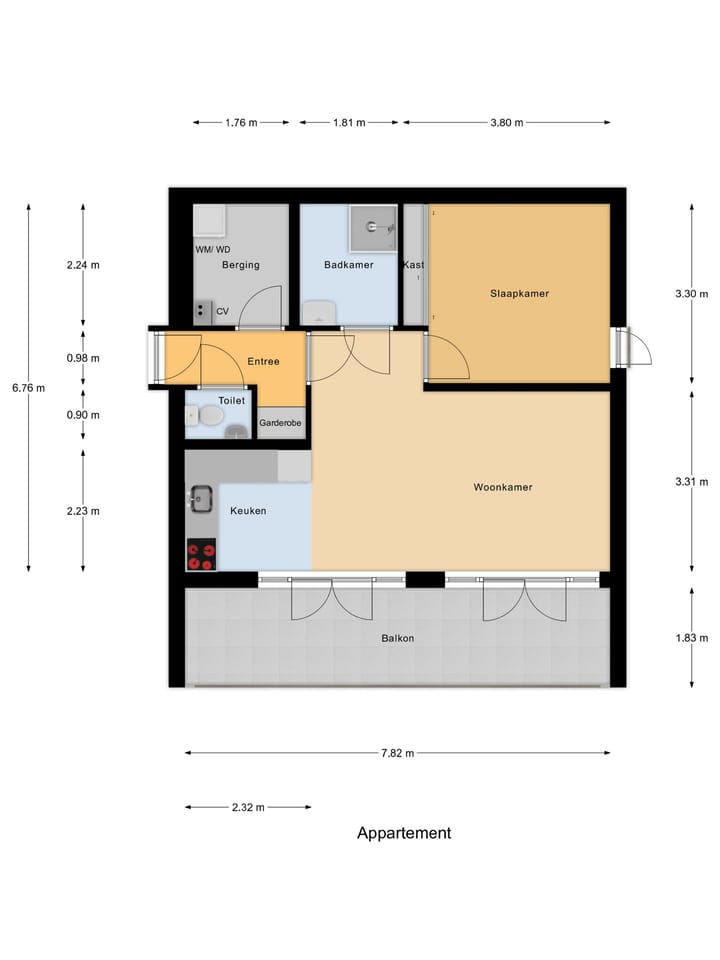 Foto 25 van Kamperfoeliestraat 6-B