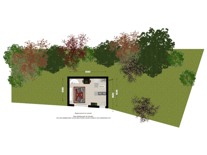 Begane grond incl. perceel W