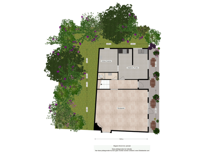 Begane grond incl. perceel H